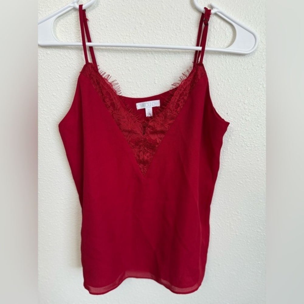 Abound Scarlet Lace-Trim Camisole Size XS